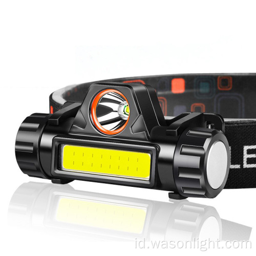 Headlamp LED Magnetic USB Headlight Isi Ulang